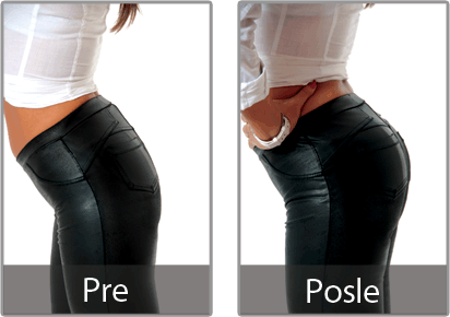 Push up donji ves sa silikonskim umecima pre i posle