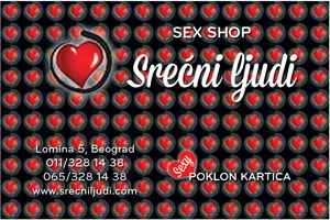 Gift kartica sex shopa Srećni ljudi