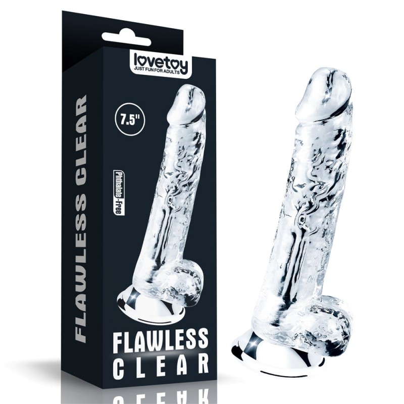 7.5inch  Flawless Clear Dildo LV310016