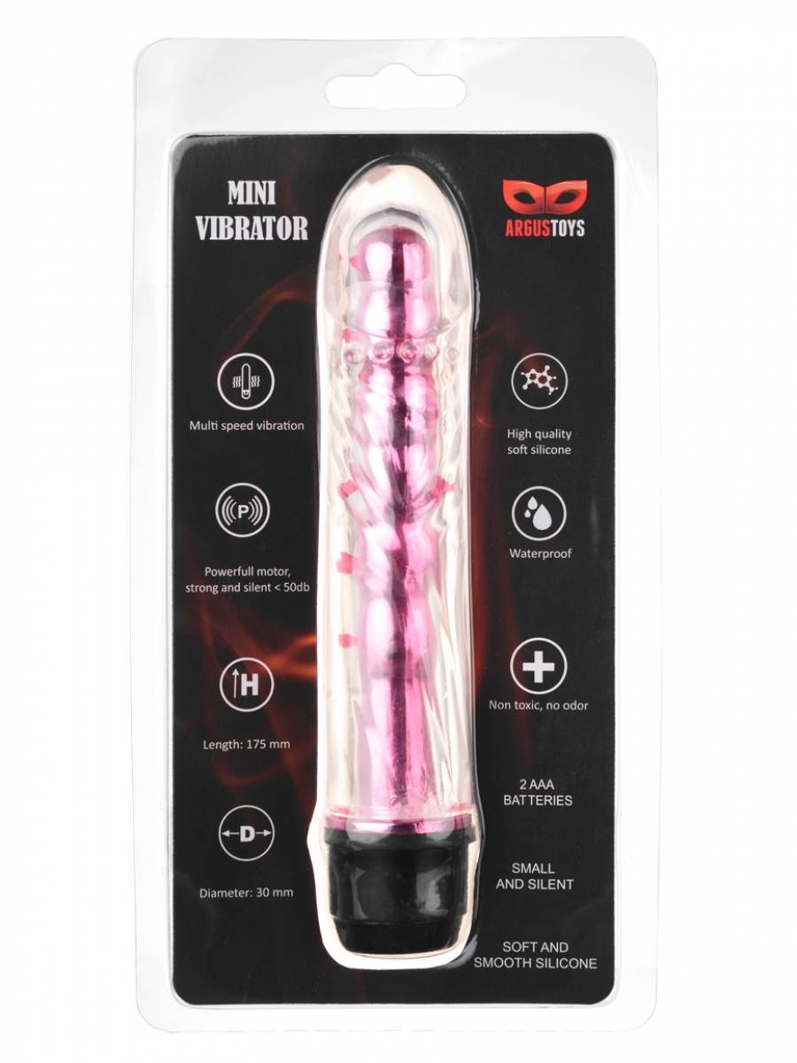 Mini Silikonski Vibrator Pink AT 1143
