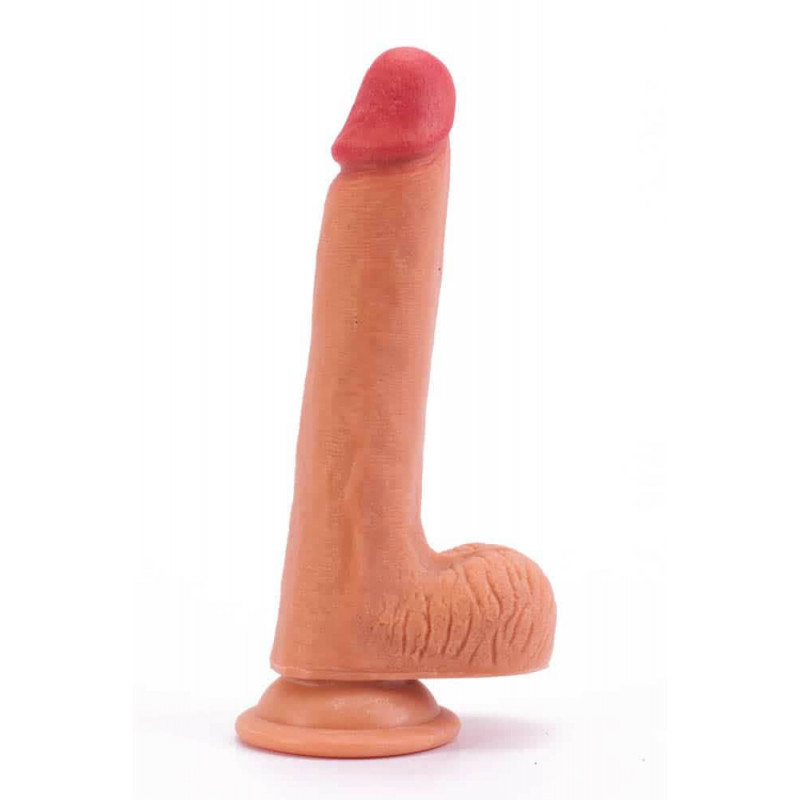 Dual-Layered 8 inch Real Dildo LV4005F