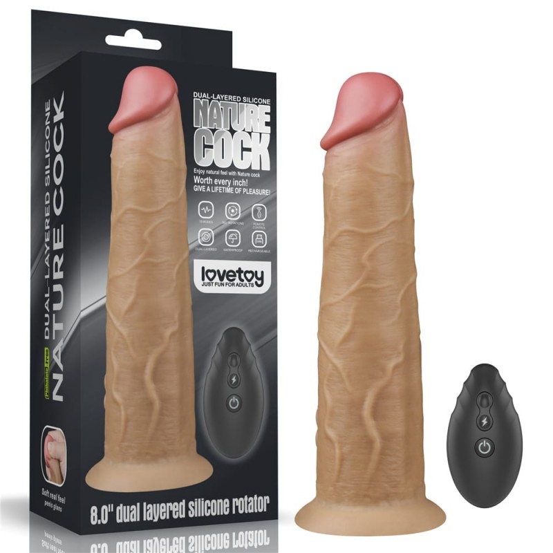 8.0inch Rotirajući realističan vibrator  LV410210 
