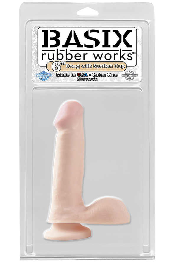 Basix Dildo boje kože sa vakum postoljem PIPE422721 / 7707